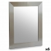 Sienas spogulis Sudrabains Koks Stikls 39 x 1,5 x 49 cm (6 gb.)