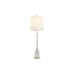 Galda lampa DKD Home Decor Balts Bronza Metāls Marmors 50 W 220 V 25 x 25 x 81 cm