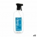Sprayflaske Svart Gjennomsiktig Plast 1 L (12 enheter)