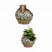 Decorative Garden Figure Vase Polyresin 28,5 x 28 x 28,5 cm (2 Units)