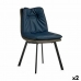 atzveltnes krēsls Pogu Zils Melns Pelēks Tērauds 62 x 85 x 47 cm (2 gb.)
