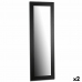 Oglindă de perete Negru Lemn Sticlă 52,5 x 154,5 x 1,5 cm (2 Unități)