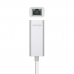 Adapter USB na Ethernet Aisens A109-0505 15 cm Gigabit Ethernet Srebro