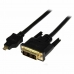 HDMI–DVI Adapter Startech HDDDVIMM1M Fekete 1 m