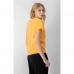 Γυναικεία Μπλούζα με Κοντό Μανίκι Champion Crewneck Croptop Κίτρινο