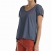 Damen Kurzarm-T-Shirt +8000 Novar  Berg Grau