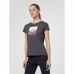 Damen Kurzarm-T-Shirt 4F  Regular Organic