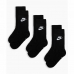 Κάλτσες Nike Sportswear Everyday Essential Μαύρο