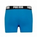 Calções de Banho Boxer para Meninos Puma Swim Logo Azul