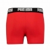 Calções de Banho Boxer para Meninos Puma Swim Logo Vermelho