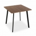 Stôl Versa Klaudia Drevo Kov Melamin Drevo MDF 80 x 75 x 80 cm