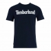 Тениска Timberland Kennebec Linear Морско син Мъже