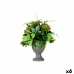 Dekorativ plante Vinglas Plastik 25 x 36 x 25 cm (4 enheder)