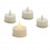 Set de Velas LED Blanco 4 x 4 x 3,7 cm (12 Unidades)