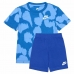 Otroški športni outfit Nike Dye Dot Modra
