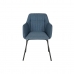 Krēsls DKD Home Decor Zils Melns 59,5 x 60,5 x 78 cm