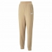 Long Sports Trousers Puma Embroidery High Beige Lady