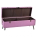 Bench DKD Home Decor 8424001565399 Multicolour Fuchsia Metal MDF Wood 120 x 42 x 53 cm