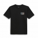 Detské tričko s krátkym rukávom Vans Global Stack-B Čierna