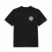 Kinder-T-Shirt met Korte Mouwen Vans Off The Wall OG 66-B Zwart