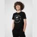 Kinder-T-Shirt met Korte Mouwen 4F M294 Deep Zwart