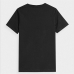 Kinder-T-Shirt met Korte Mouwen 4F M294 Deep Zwart