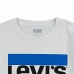 Kortærmet T-shirt til Børn Levi's Sportswear Logo Hvid