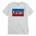 Vaikiški marškinėliai su trumpomis rankovėmis Levi's Sportswear Logo Balta