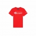 Kortarmet T-skjorte til Barn Champion Crewneck  Rød