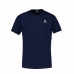 T-shirt à manches courtes enfant Le coq sportif N°1 Tricolore Bleu