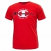 Dětské tričko s krátkým rukávem Champion Crewneck  Červený