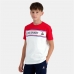 T-shirt à manches courtes enfant Le coq sportif  N°2 Tricolore Blanc