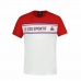 T-shirt med kortärm Barn Le coq sportif  N°2 Tricolore Vit