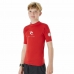 Dětské tričko s krátkým rukávem Rip Curl Corps L/S Rash Vest  Červený Lycra Surfování