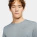 Heren-T-Shirt met Lange Mouwen Nike Dri-FIT Miler Grijs