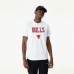 Basketball-skjorte New Era NBA Chicago Bulls Hvit
