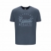 Krekls ar Īsām Piedurknēm Russell Athletic Amt A30211 Tumši zils Vīriešu