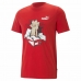 Short Sleeve T-Shirt Puma Graphics Sneaker For All Time Red Unisex