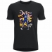 Child's Short Sleeve T-Shirt Under Armour Curry Black