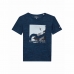 Kortærmet T-shirt til Børn Regatta Alvarado VII Bluewingmarl Blå