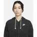 Polar com Capuz Mulher Nike Sportswear Cinzento escuro