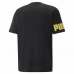 Kortærmet T-shirt til Mænd Puma Power Summer Sort Unisex