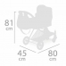 Lėlių vežimėlis Decuevas XL 3 viename 45 x 80 x 81 cm