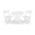 Spisebordsæt med 2 stole IPAE Progarden Camping Set polypropylen