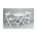 Table set with 2 chairs IPAE Progarden Camping Set polypropylene