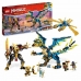Stavebná hra Lego Ninjago 71796 The elementary dragon against the Empress robot Viacfarebná