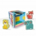 Playset SES Creative Block tower to stack with animal figurines 10 Части