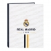 Папка с пръстени Real Madrid C.F. Бял A4 26.5 x 33 x 4 cm