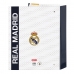 Reliure à anneaux Real Madrid C.F. Blanc A4 27 x 33 x 6 cm