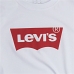 Barne Kortermet T-skjorte Levi's Batwing Logo Hvit